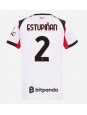 Ženski Nogometna dresi replika AC Milan Pervis Estupinan #2 Gostujoči 2025-26 Kratek rokav